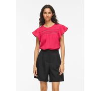 Vimule Cuello Redondo Top De Mangas Casquillo 40