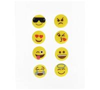 Vin Bouquet FIA 148 - Set Marca Copas Emoticonos, Silicona, 8 Unidades