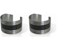 Vin Bouquet FIC 009 - Termometro Analogico para Botellas, Negro y Plateado, 16.4 x 8.4 x 7 cm (Paquete de 2)