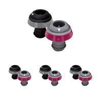 Vin Bouquet FIC 1054 AC Set 2 Tapones Recambio Bomba de Vacío Accesorios Vino Conservar Vino (Paquete de 4)