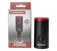 Vin Bouquet FIC 1166 tapón con bomba de vacío 2 en 1 con indicador sonido accesorios vino conservar vino