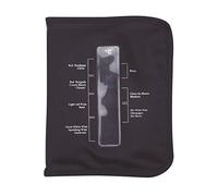 Vin Bouquet FIE 109 - Funda enfriadora con Termómetro Elástica, Cubierta Enfriadora Gel, Velcro Ajustable, Ideal para Conservar el Vino