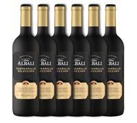 Viña Albali Tinto Tempranillo, Paquete de 6 x 750 ml - Total: 4500 ml