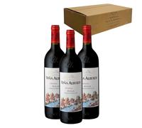 Viña Alberdi Reserva - Ideal para Maridar con Carne y Comida Mediterránea - Pack 3 Botellas 75cl