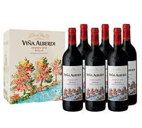 Viña Alberdi - Vino Tinto D.O.C Rioja Alta Crianza Tempranillo - Pack Estuche 6 Botellas de 75 cl