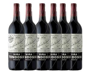 Viña Tondonia Tinto Reserva 2011 - Vino Tinto Reserva -Combinar con Setas, Quesos blandos, Carnes Rojas, Caza, Aperitivo, Carnes blancas, Embutidos - Pack 6 Botellas 750ml