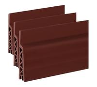 Vinabo 100 x 5cm Burlete Puerta Entrada, Aislante Puertas de Entrada-Fácil y Rápido de Instalar, Burlete Puerta Exterior, Aislante Térmico, Protección Fría, Protección de Sonido (1x Marrón)