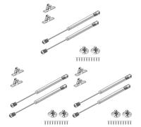 Vinabo 2 unidades de resorte de gas 60N Gato neumático para muebles, pistones para puertas de cocina, pistón de gas para puertas, bisagra armario, brazo amortiguador para bisagra de muebles de cocina