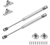 Vinabo 2 unidades de resorte de gas 60N Gato neumático para muebles, pistones para puertas de cocina, pistón de gas para puertas, bisagra armario, brazo amortiguador para bisagra de muebles de cocina