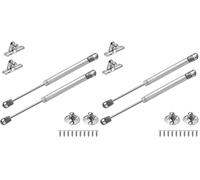 Vinabo 2 unidades de resorte de gas 60N Gato neumático para muebles, pistones para puertas de cocina, pistón de gas para puertas, bisagra armario, brazo amortiguador para bisagra de muebles de cocina