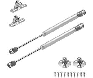 Vinabo 2 unidades de resorte de gas 60N Gato neumático para muebles, pistones para puertas de cocina, pistón de gas para puertas, bisagra armario, brazo amortiguador para bisagra de muebles de cocina