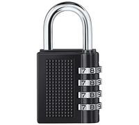Vinabo 4 Digitos Candado Combinacion Taquilla,Candado numerico, Candados para Mochilas y Maletas,Candado para El Casillero del Gimnasio Escolar, Archivadores, Caja De Herramientas,Cerca, Cerrojo