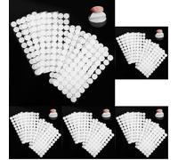 Vinabo 400 Piezas de Pegatinas Redondas para Rayar, 200 Pares de Ganchos y Bucles Autoadhesivos con Puntos para Rayar de 20 mm, Puntos para Rayar Autoadhesivos para Bricolaje, Manualidades, etc