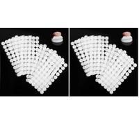 Vinabo 400 Piezas de Pegatinas Redondas para Rayar, 200 Pares de Ganchos y Bucles Autoadhesivos con Puntos para Rayar de 20 mm, Puntos para Rayar Autoadhesivos para Bricolaje, Manualidades, etc