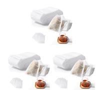 Vinabo 400 Piezas Filtros para Té, 7 x 9 cm Filtro Te, Bolsas Desechables de Filtro de Té Suelto,Infusor Te con Cordón, Bolsas de Te para Té Fragante, DIY Té, Especias, Vainilla, Lavanda, Café