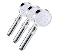Vinabo Alcachofa Ducha Alta Presión,Cabezal de Ducha de Mano para baño,Antical Ahorro Telefono Ducha Universal Filtrados con 5 Modos Alcachofa de bañera (Paquete de 3)