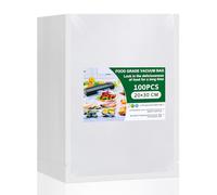 Vinabo Bolsas Vacío Alimentos 20 x 30 cm, 100 Bolsas Gofradas