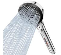 Vinabo Alcachofa de Ducha Con Filtro, Alcachofa Ducha Alta Presión Para 6 Modos, Alcachofa Ducha Antical FáCil De Instalar (Plata/Cromo)