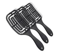Vinabo Cepillo de Pelo, Cepillo para Desenredar el Cabello - Cepillo para el Cabello Profesional Curvo Ventilado para Cabello Húmedo y seco, Cepillo de Masaje para Mujeres, Hombres y Niños