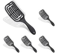 Vinabo Cepillo de Pelo, Cepillo para Desenredar el Cabello - Cepillo para el Cabello Profesional Curvo Ventilado para Cabello Húmedo y seco, Cepillo de Masaje para Mujeres, Hombres y Niños