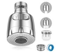 Vinabo Difusor Grifo Cocina 360°, Aireador 2 Modos