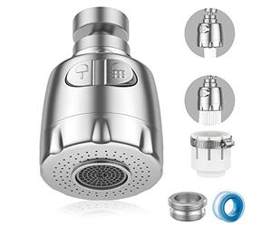 Vinabo Difusor Grifo Cocina 360°, Aireador 2 Modos