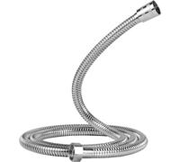 Vinabo Flexo de Ducha 150 cm, Tubo G1/2 de Acero Inoxidable Plateado