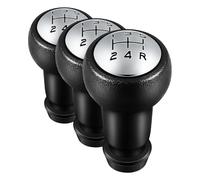 Vinabo Pomos de Palanca de Cambios, 5 Marchas Palanca de Velocidad de Coche para Peugeot 106 107 205 206 306 406 307 308 3008/CITROEN Picasso Saxo C1 C2 C4 (Paquete de 3)