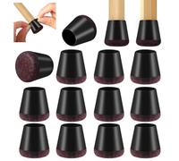 Vinabo Protector Patas Sillas, Protección de Pie de Silla de Silicona, 16PCS Protectores de Suelo para Patas de Silla, Tapas Antideslizantes para Suelos de Madera, Reducir Ruido