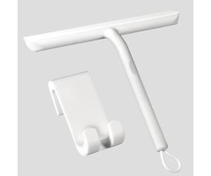 Vinabo Rasquetas Limpiacristales para Ducha de Silicona con Soporte
