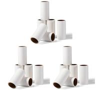 Vinabo Rollo Adhesivo para Recambios de Ropa 6 Rollos,Total 360 Hojas Rollo de Pelo Mascotas Muy Pegajoso,Recambio de Cepillo de Pelo Antimascotas para Ropa,Cama,Alfombra,Pelo de Mascotas Gatos/Perros