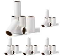 Vinabo Rollo Adhesivo para Recambios de Ropa 6 Rollos,Total 360 Hojas Rollo de Pelo Mascotas Muy Pegajoso,Recambio de Cepillo de Pelo Antimascotas para Ropa,Cama,Alfombra,Pelo de Mascotas Gatos/Perros