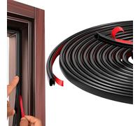 Vinabo Sello de Puerta de Ventana Tipo D, 6m, Negro