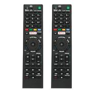 VINABTY 2PCS RMT-TX100D RMT-TX102D Control Remoto reemplazado fit para el Control Remoto de Sony Bravia TV KDL-43WD757 KD-65X8508C KDL-55EX723 KDL-46EX723 KDL-75W855C KDL-32R505C