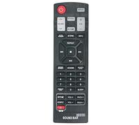 VINABTY AKB73575401 AKB73575402 Mando a Distancia de Repuesto para el Sistema de Audio de la Barra de Sonido de LG NB2420A NB2520A NB2530A NB3530A NB3730A NB3531A NB3532A S33A1-D NB3520A