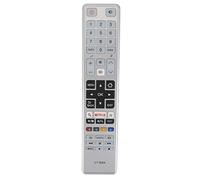 VINABTY CT-8054 Mando a Distancia de Repuesto para Toshiba TV 55S3653DB 32W3451DB 32W3443DG 48S3653DB 40L5453DB 40L3453DN 55L3763DA 49L3763DA 24D3763DA 32W3543DG 40D3453DB 40L3533DG