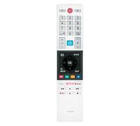 VINABTY CT-8528 Reemplazo de Control Remoto para Toshiba 49T6863DA 43V5863DG 32L3863DG 32L2863DG 65U5863DG 32W3863DG 49L2863DG 32W2863DG 55U6863DA con Rakuten TV Netflix Youtube Buttons