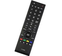 VINABTY CT-90326 CT90326 Reemplazar Control remoto Apto para Toshiba LCD TV 32L2434DG 32LV655D 32LV665D 32LV685 32LV685D 32LV703 32LV733 19AV603P 42RV635DB 32RV626D 32RV635 32L2333DG 32LV733G 32LV833G