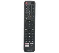 VINABTY EN2X27HS Sustitución del Mando a Distancia Apto para Hisense 4K Smart TV H55M3300 H55M5500 H55M7000 H55MEC3050 H55N5300 H55NEC5200 H65M5500 H65MEC5550 H65N5300 H75M7900 HE40K3300 HE43K300UWTS