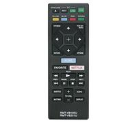 VINABTY Mando a Distancia de Repuesto para Sony BLU-Ray Disc Reproductor de DVD BDP-S5500 BDP-S4500 BDP-S1500 BDP-S3500 BDP-S6500 BDP-S3700 BDP-S1700 RMT-VB100U RMT-VB201U RMT-VB100U RMT-V B100I