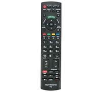 VINABTY N2QAYB000753 Mando a Distancia fit for Panasonic N2QAYB000673 TX-L32D25BA TX-L32D25E TX-L32D28EP TX-P42S30Y TX-P42S31B TX-P42V20E TX-L37G20ES TX-L37V20BA TX-P46G20BA TX-L47EW5 TX-P50G30E TV
