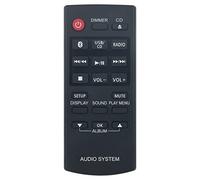 VINABTY N2QAYB000984 Mando a Distancia de Repuesto para Panasonic CD Stereo System SC-PM250 SA-PM250 SB-PM02 SC-PM251 SA-PM251 SC-UX100 SB-UX100 SC-HC200 SC-PM600 SA-PM600 Sub N2QAYB000944