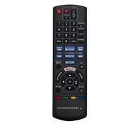 VINABTY N2QAYB001029 Control Remoto de Repuesto Fit para Panasonic BLU Ray Disc Player N2QAYB001029 Control Remoto DMP-BD83 DMP-BD833 DMP-BDT165EF DMP-BDT167EG DMP-BD833EGK