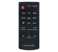VINABTY N2QAYC000060 Mando a Distancia reemplazado para PANASONIC Audio System Remote Control SA-HC17EB-K SCHC17 SCHC17EB SC-HC17EB