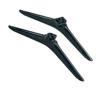 VINABTY Patas de soporte de TV, repuesto para TV HISENSE 58R6E3, soporte de mesa, fijo, aleación de acero negro