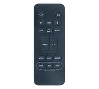 VINABTY RC-1236 RC1236 Mando a Distancia de Repuesto para Denon Soundbar System DHT-S216H DHT-S216 DHTS216 DHTS216H