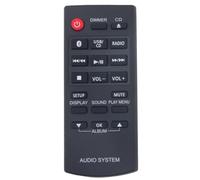VINABTY Reemplazar el Control Remoto N2QAYB000984 Sub N2QAYB000944 N2QAYB001149 Adecuado Panasonic CD Stereo System SC-HC395EG SC-HC397EB SC-HC397EG SC-HC395 SC-HC397 SC-PM602 SA-PM602 SB-PM500 HC300