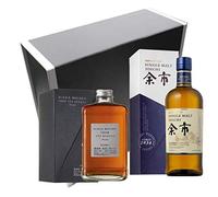 VINADDICT Caja de regalo de whisky japonés: Nikka From the Barrel y Yoïchi Single Malt. 500 mililitros