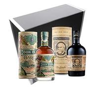 VINADDICT Caja de Ron Diplomático Selección Familia, Don Papa Baroko. Juego de 2 700 mililitros