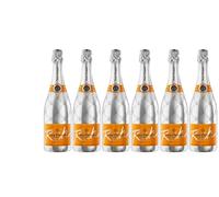 VINADDICT Juego de 6 champagnes ricos Veuve Clicquot 750 mililitros